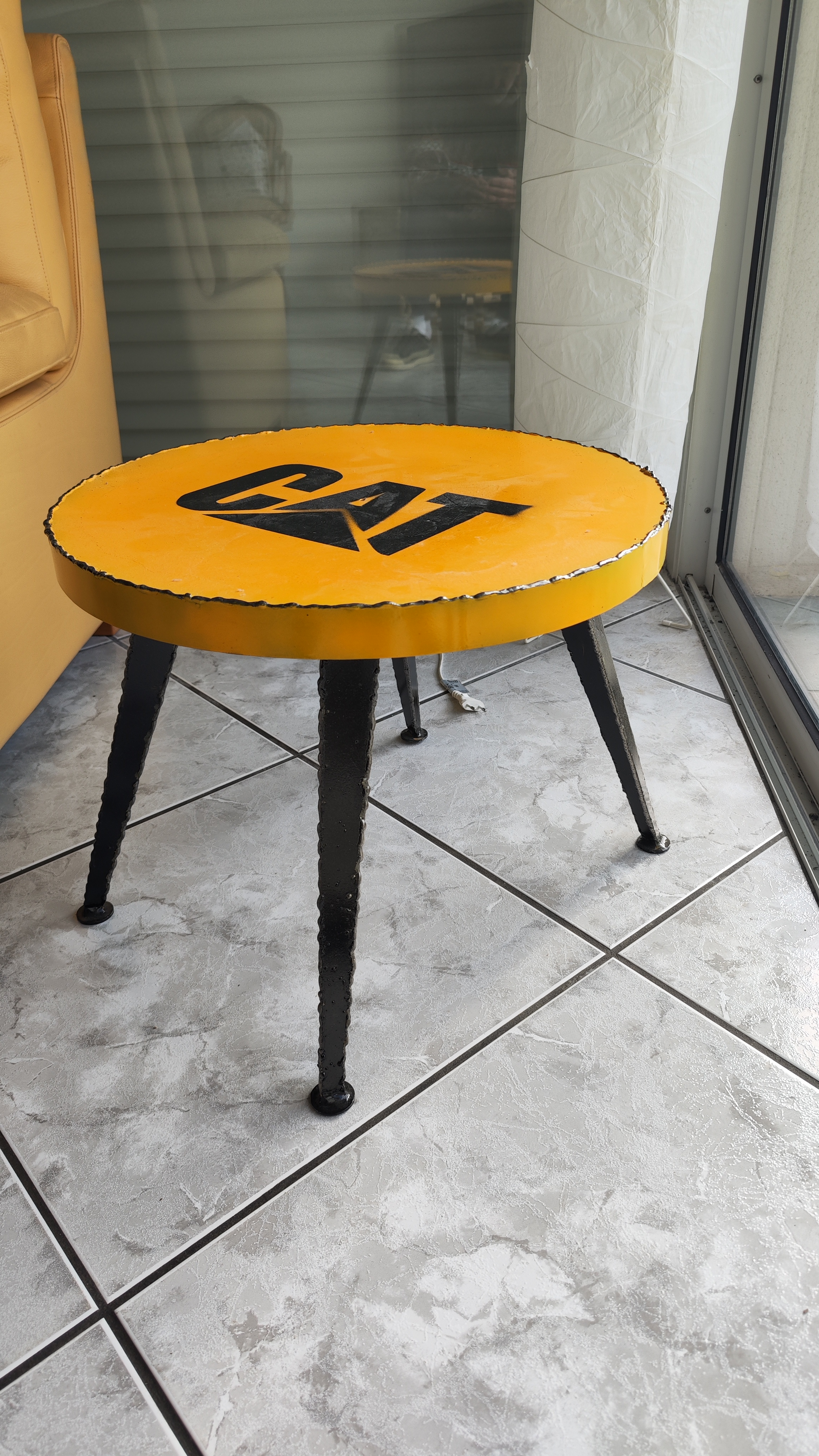 Table basse industrielle