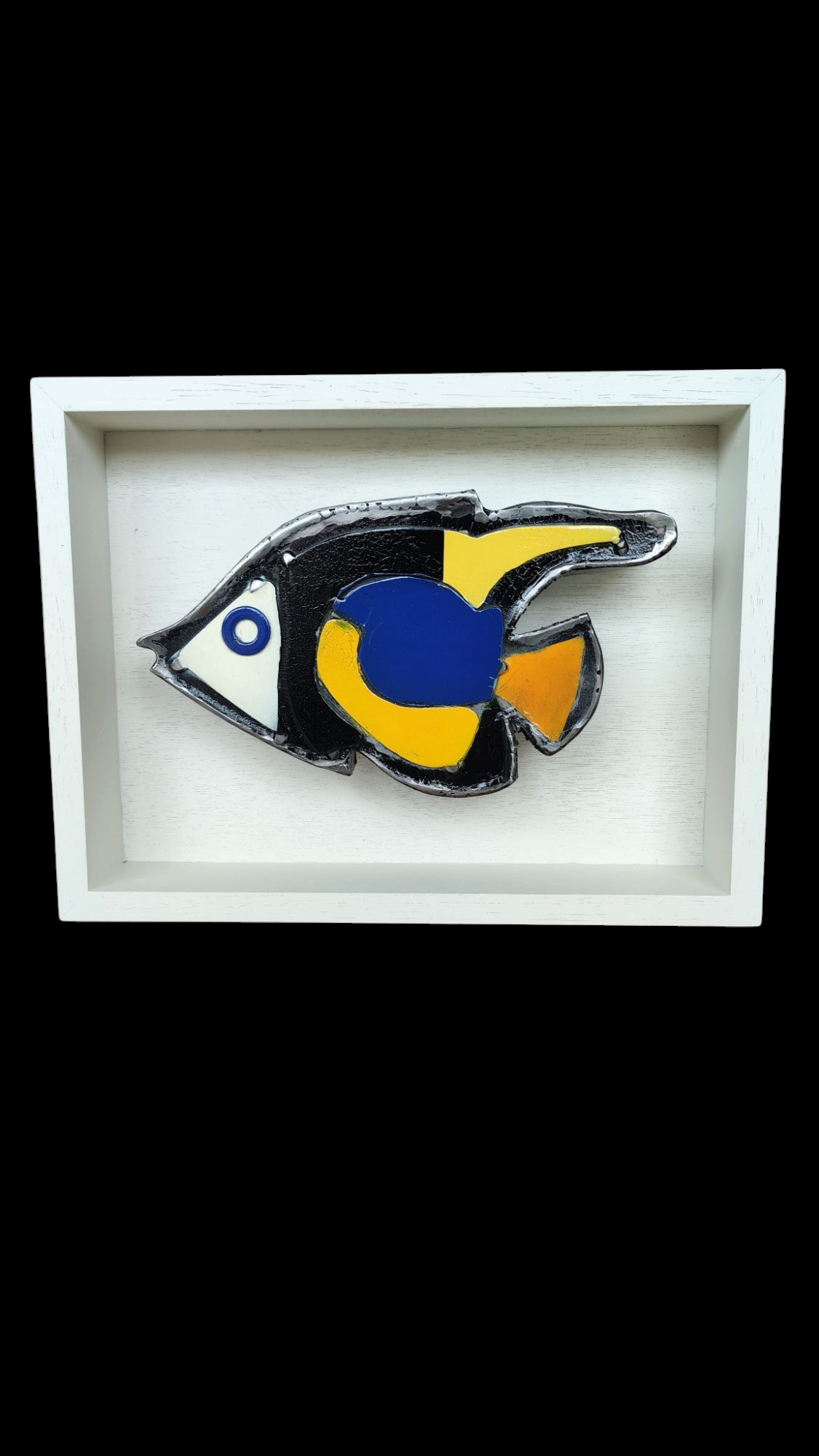 Cadre avec Poisson Coloré