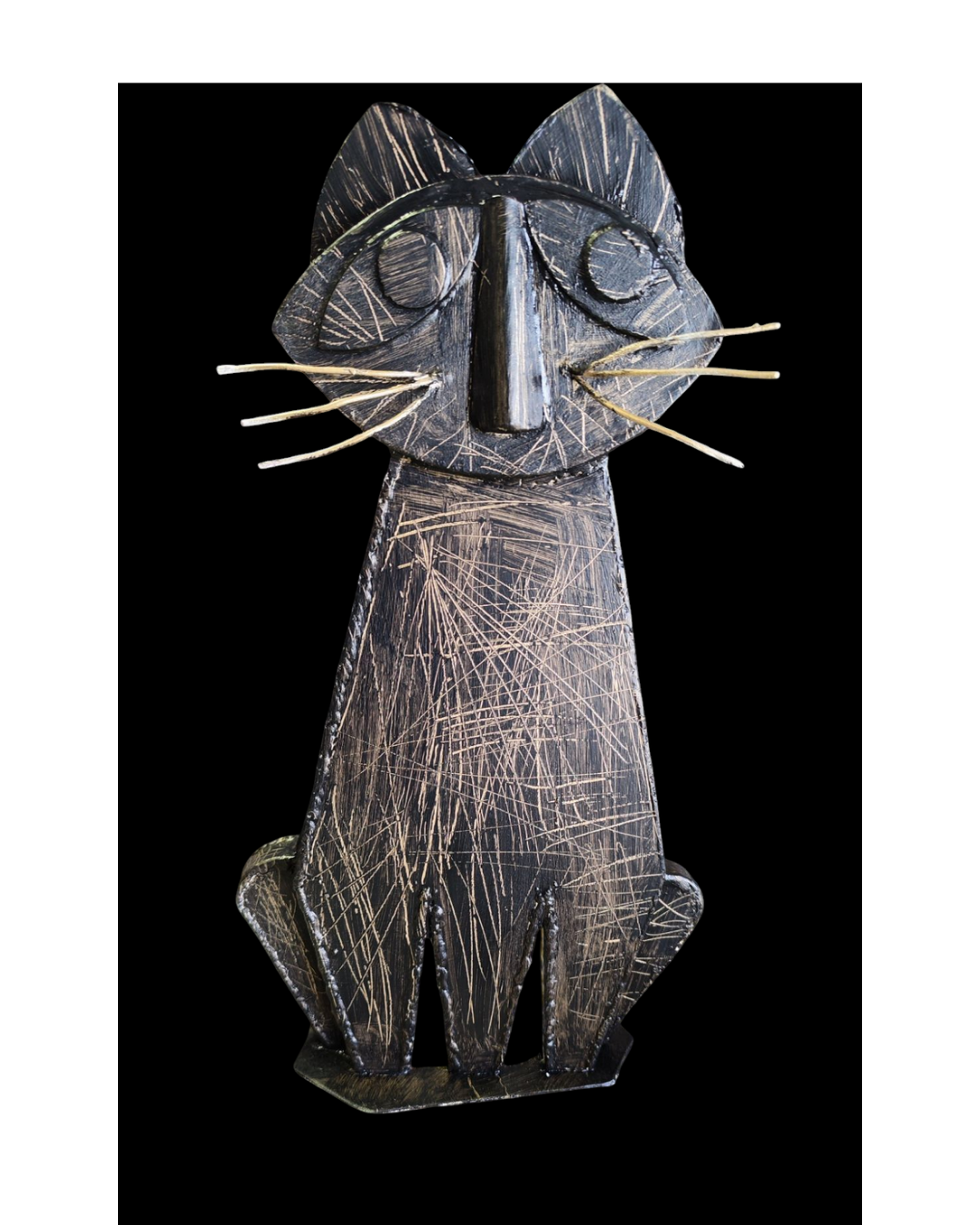 Sculpture de chat