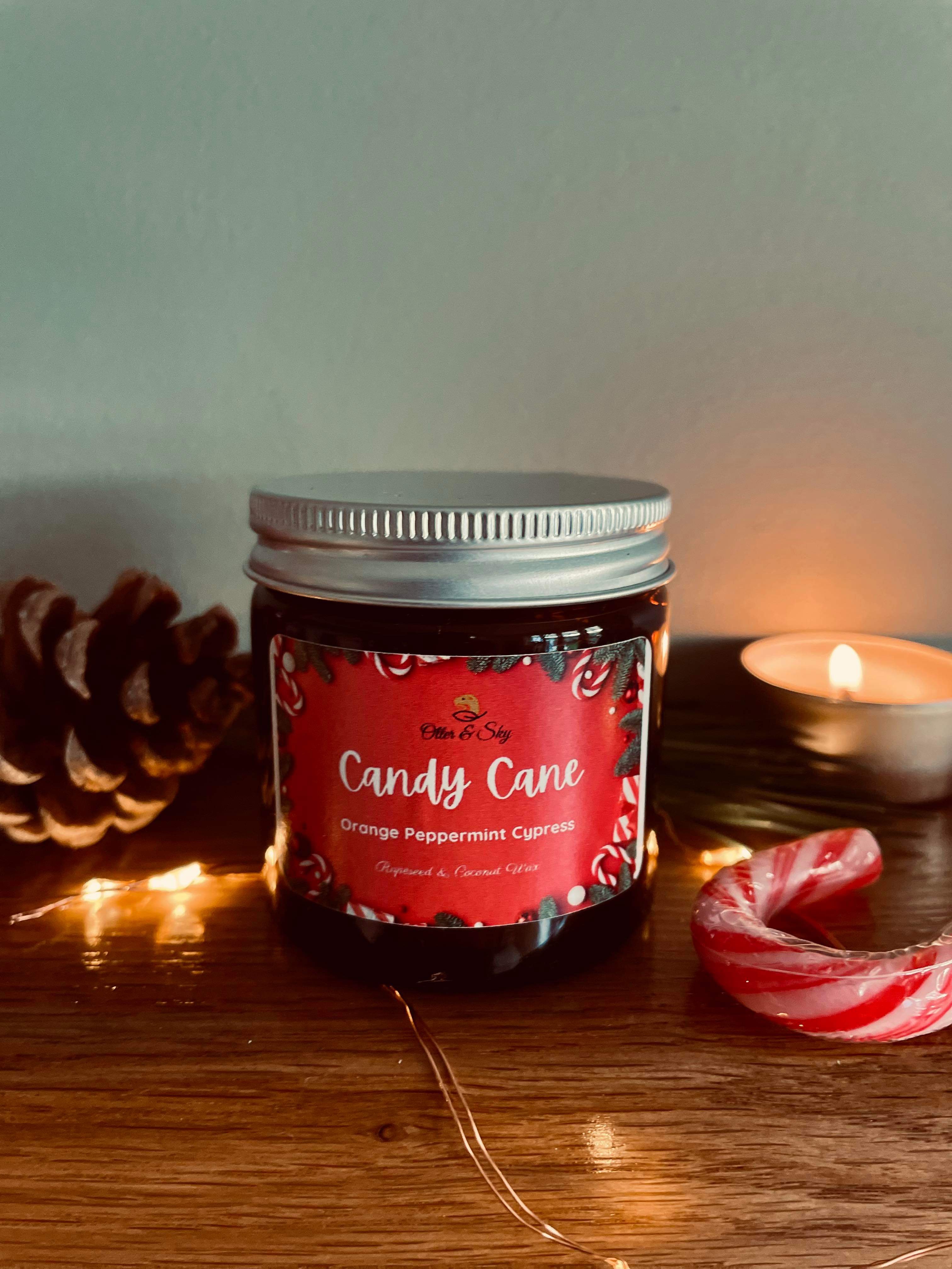 Candy Cane Aromatherapy Candle 