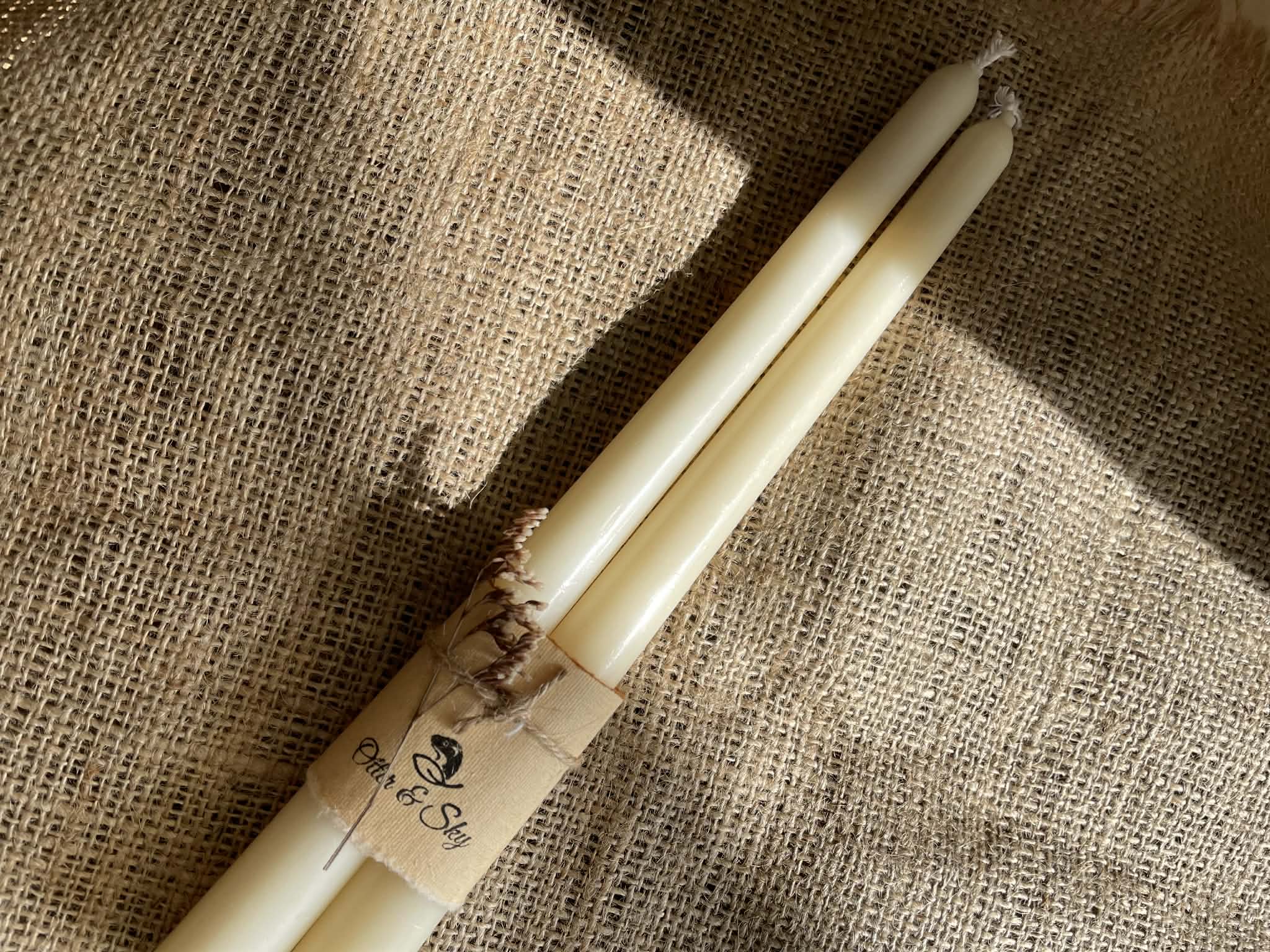 Beeswax Taper Candles