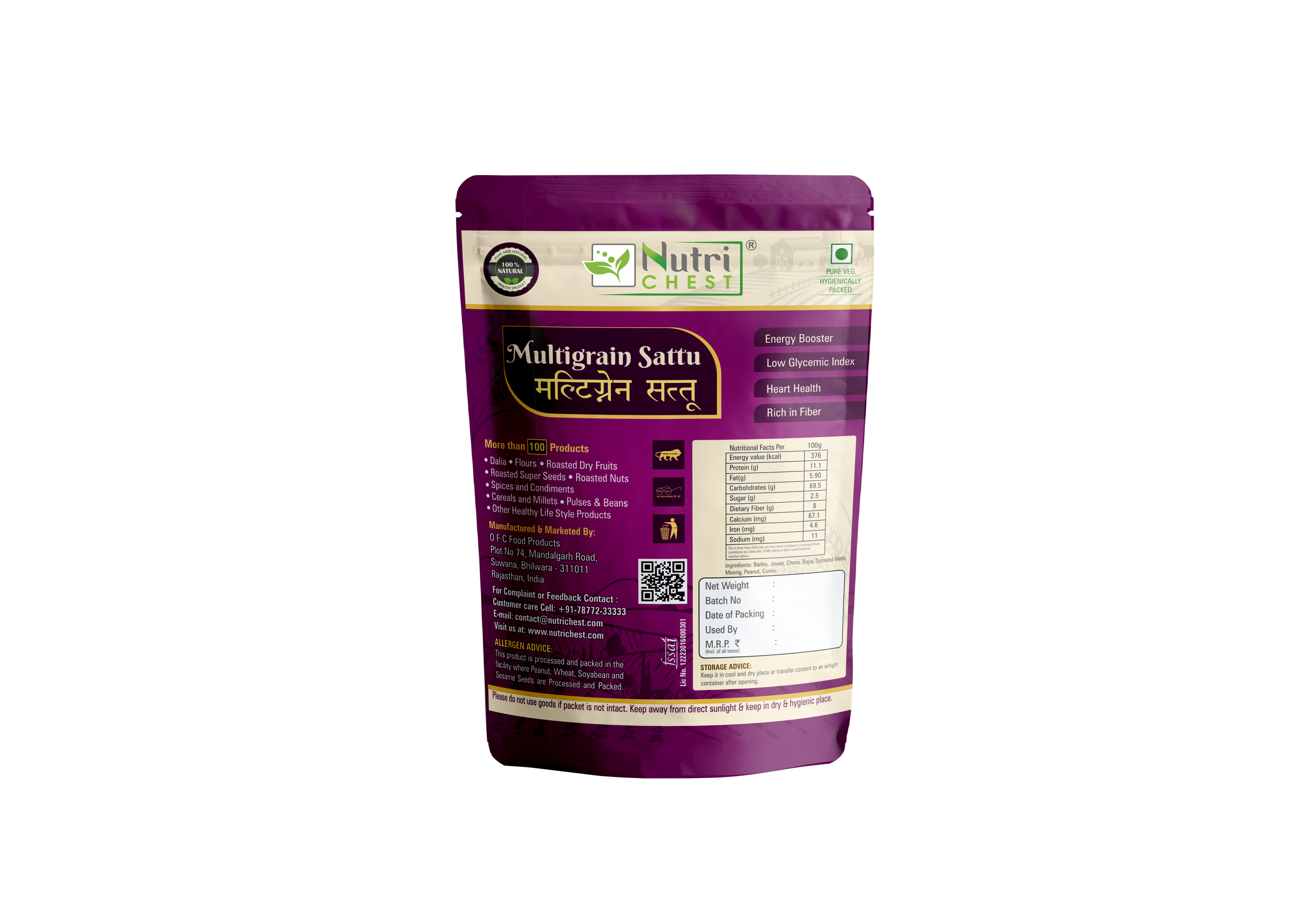 Multigrain Sattu 500 gm * 2 