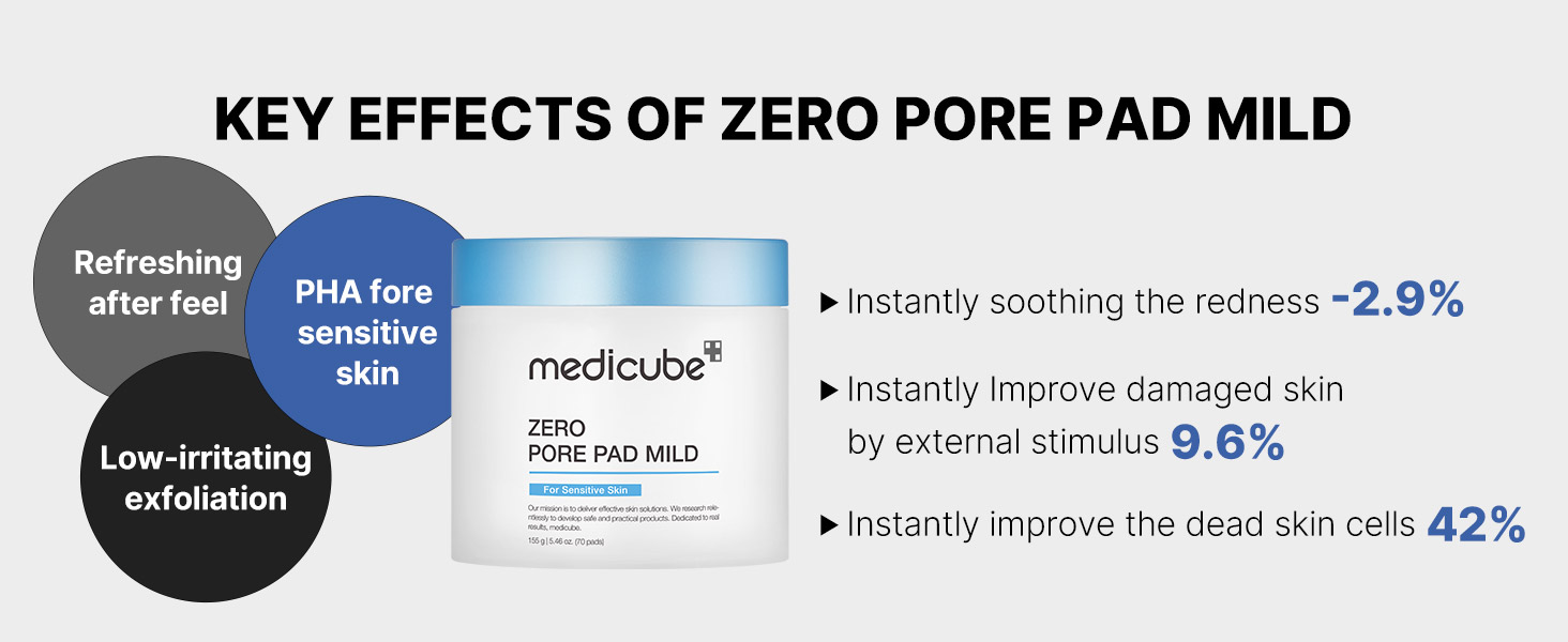 Medicube Zero Pore Pad mild (70pcs)
