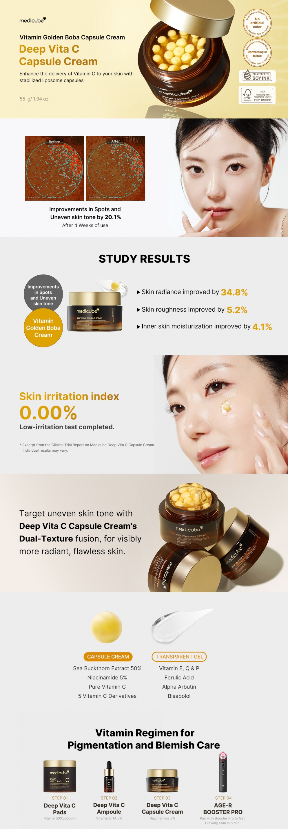 Medicube Deep Vita C Capsule Cream 55gr