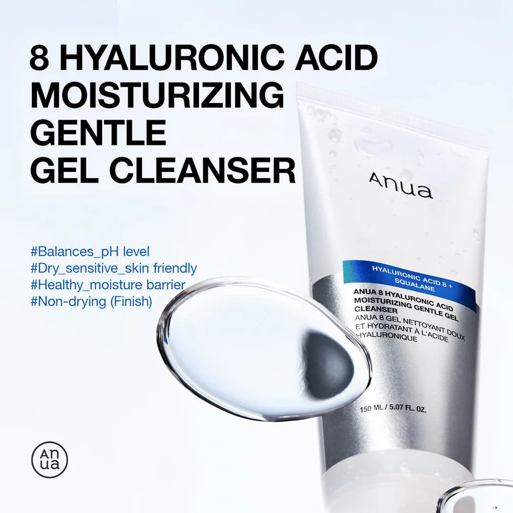 Anua Hyaluronic Acid Moisturizing Gel Cleanser 150ml