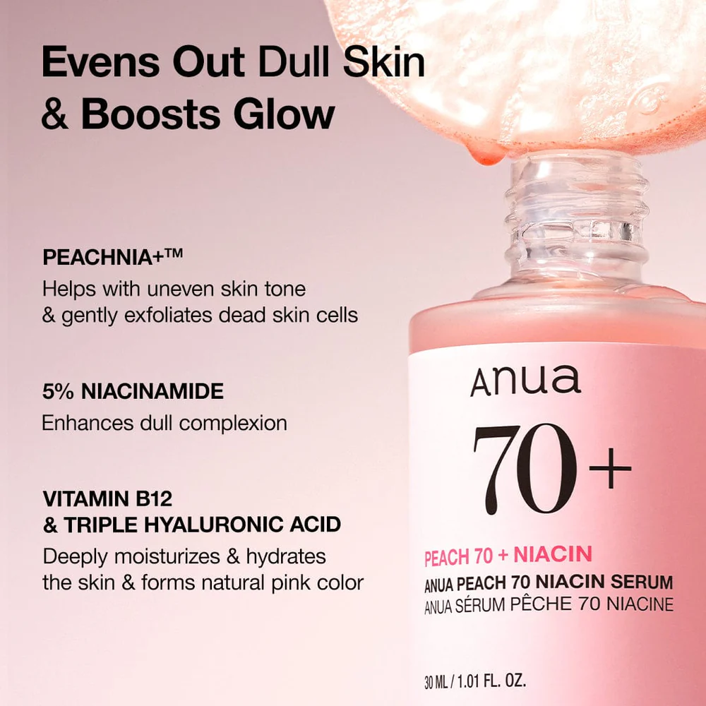 Anua Peach 70% Niacinamide Serum 30 ml