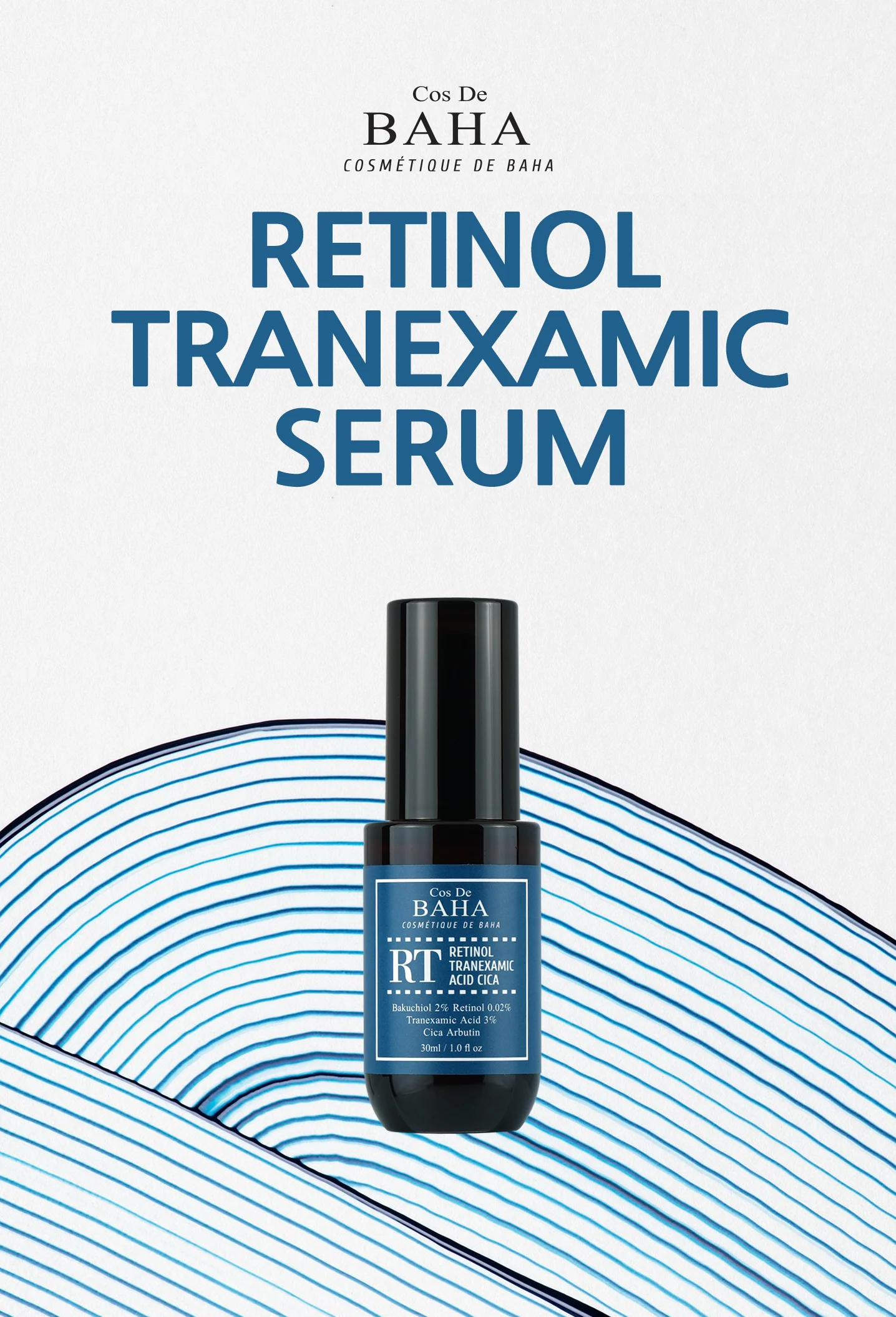 Cos De BAHA Retinol & Tranexamic Acid Radiance Boost Facial Serum