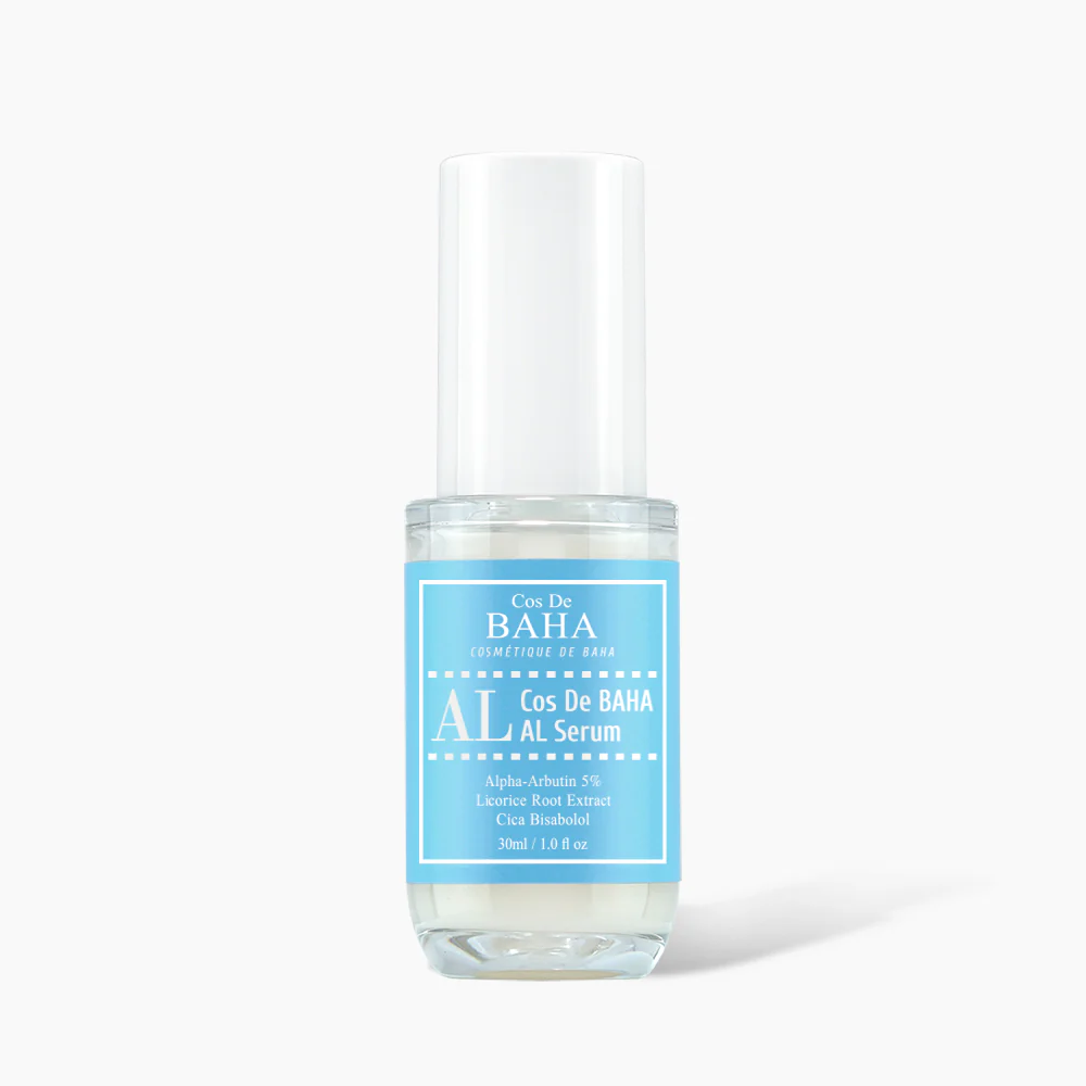 Cos De BAHA Alpha-Arbutin 5% Licorice CICA Bisabolol Facial Serum 30ml