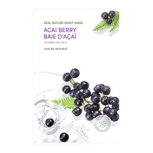 Nature Republic Real Nature Sheet Mask Acai Berry 