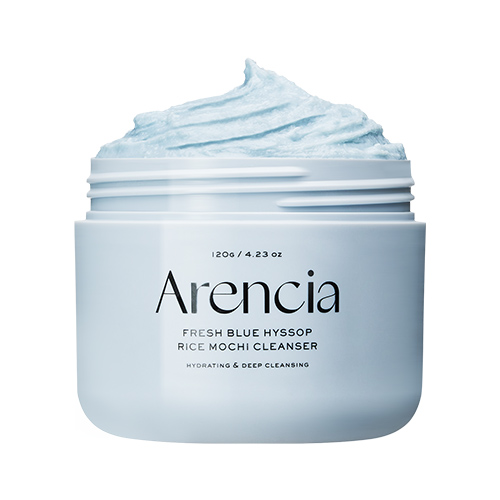 Arencia Fresh Blue Hyssop Rice Mochi Cleanser 120gr