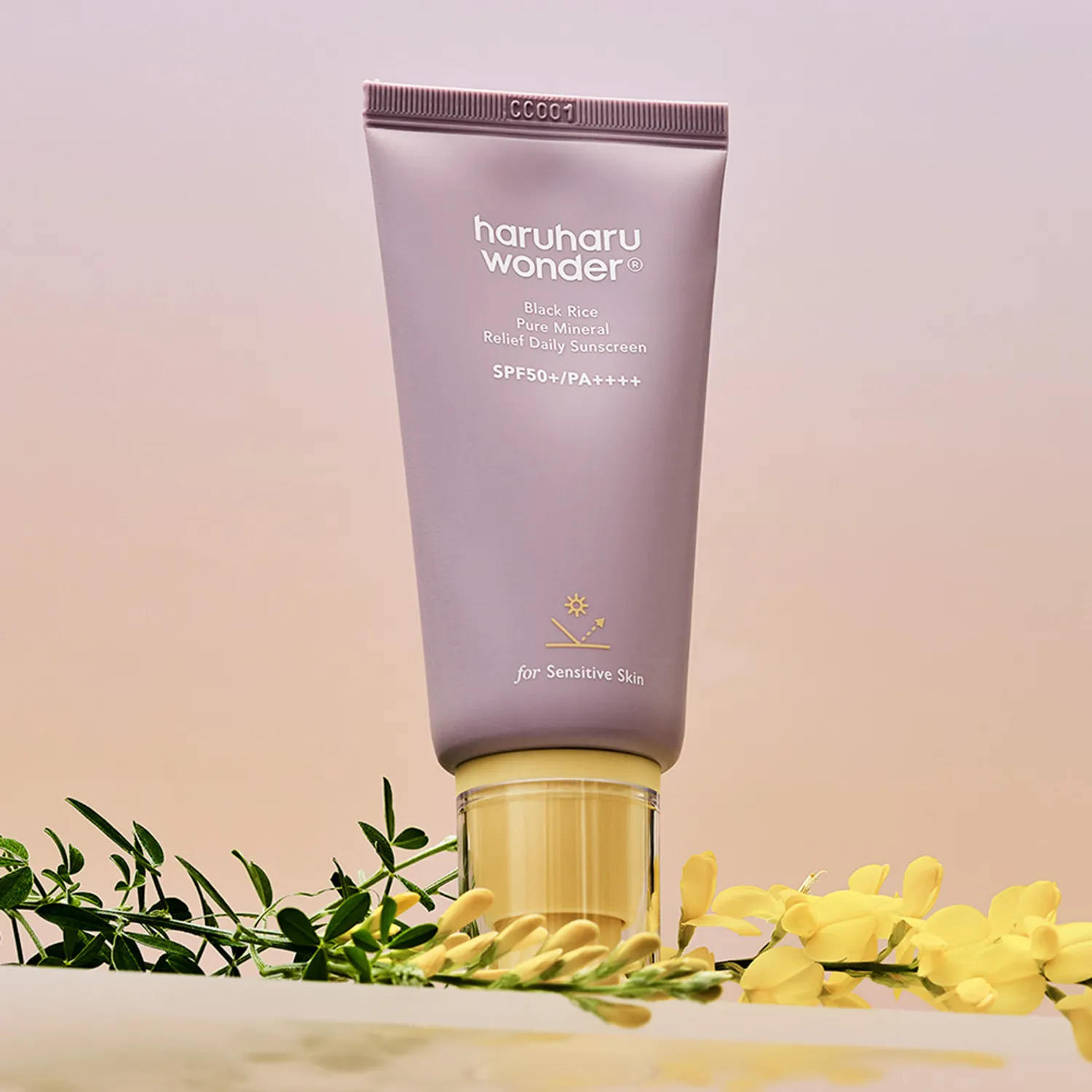 Haruharu Wonder Black Rice Pure Mineral Relief Daily Sunscreen SPF 50+ 50ml