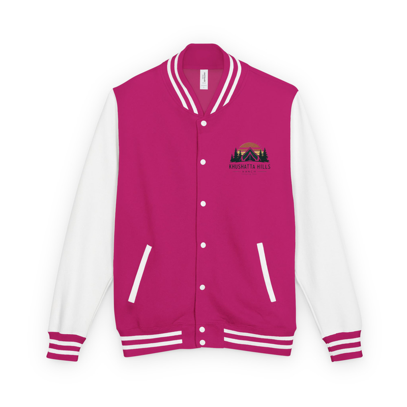 Heavyweight letterman jacket