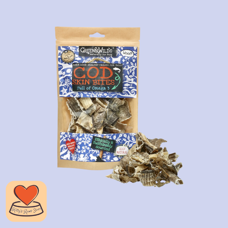 Green & Wild's Cod Skin Bites 50g