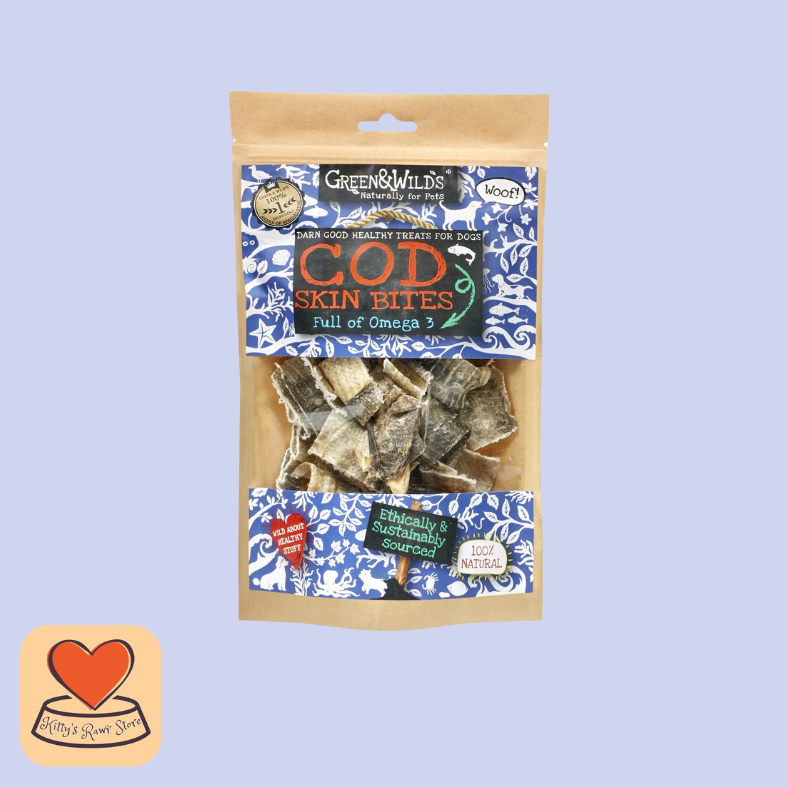 Green & Wild's Cod Skin Bites 50g