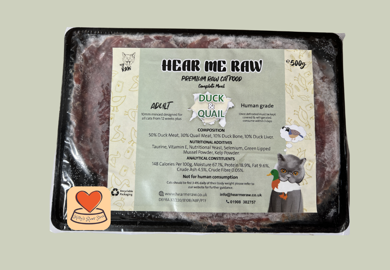 Hear Me Raw Complete Duck & Quail 500g