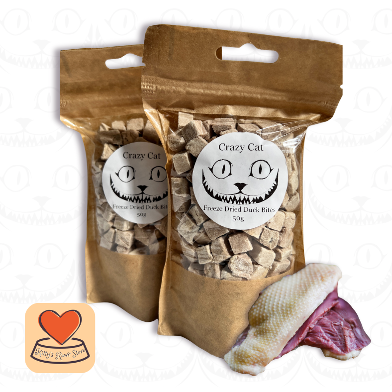 Crazy Cat Duck Cubes 50g