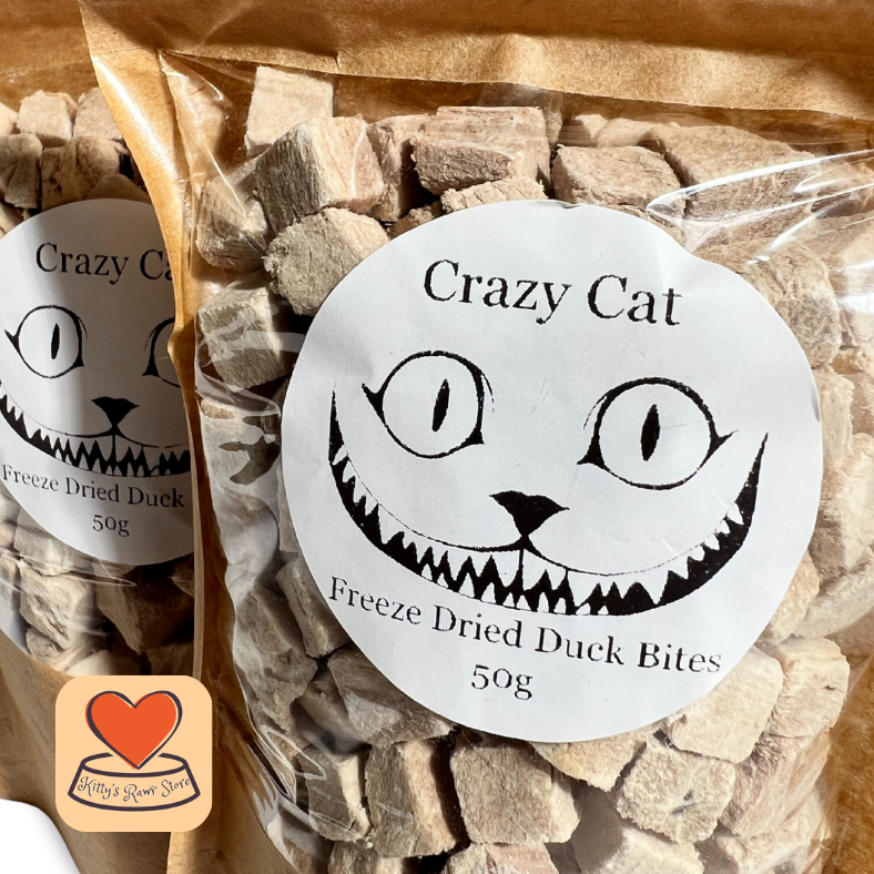 Crazy Cat Duck Cubes 50g