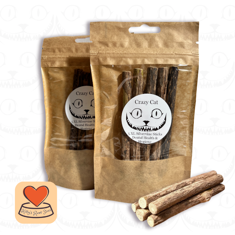 Crazy Cat Silvervine Dental Sticks 5 pack