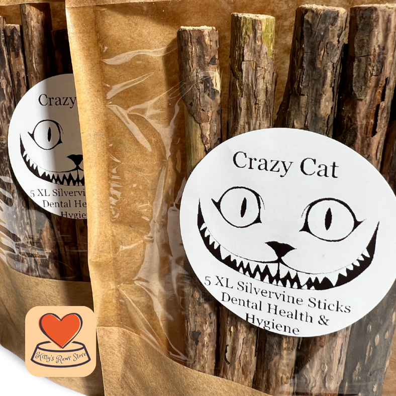 Crazy Cat Silvervine Dental Sticks 5 pack