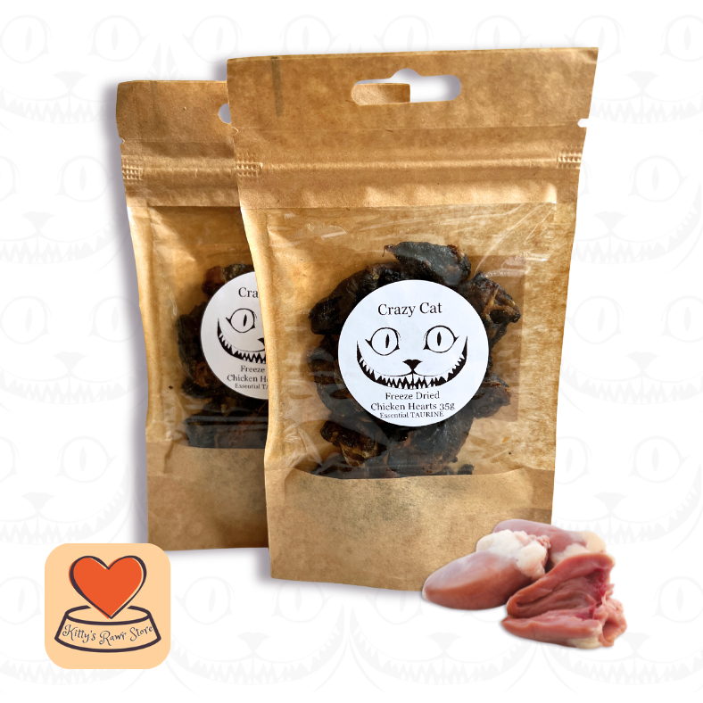 Crazy Cat Chicken Hearts 35g