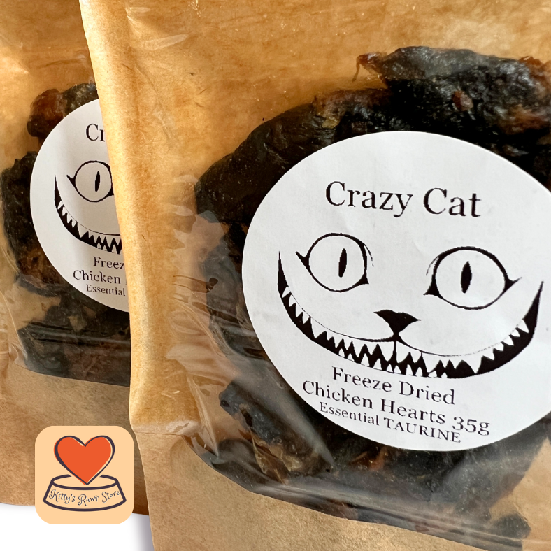 Crazy Cat Chicken Hearts 35g