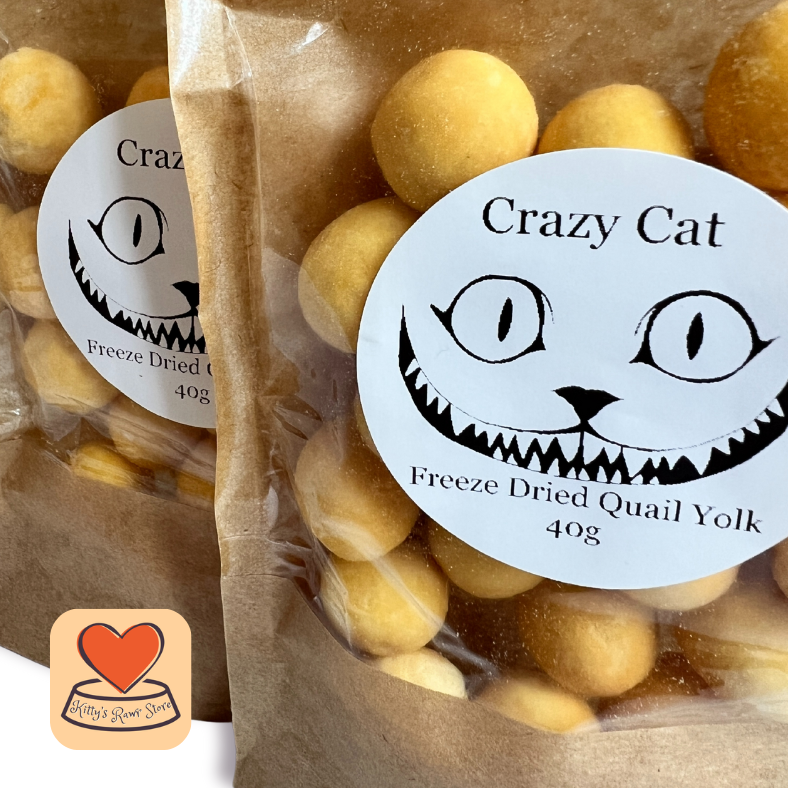 Crazy Cat Quail Egg Yolks 40g