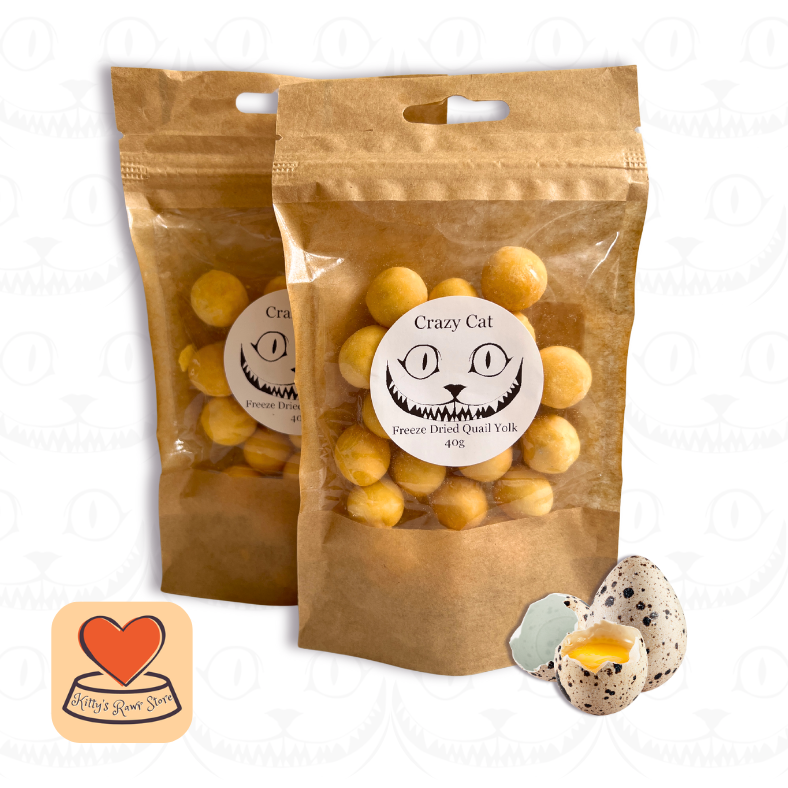 Crazy Cat Quail Egg Yolks 40g