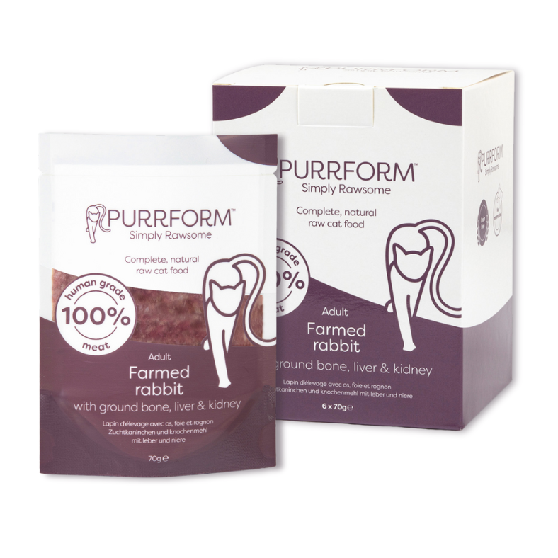Purrform Adult Complete Rabbit Box 6 x 70g