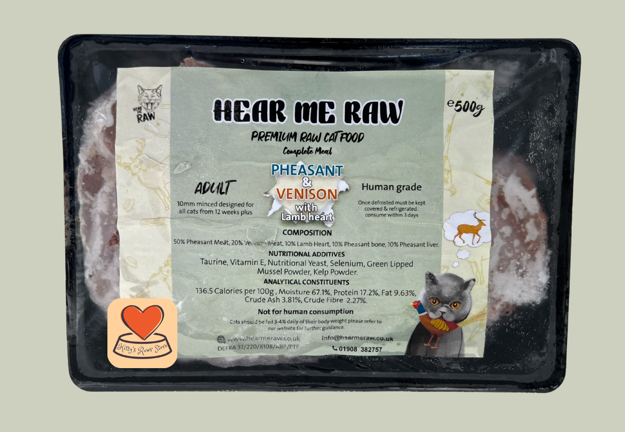 Hear Me Raw Complete Pheasant & Venison 500g