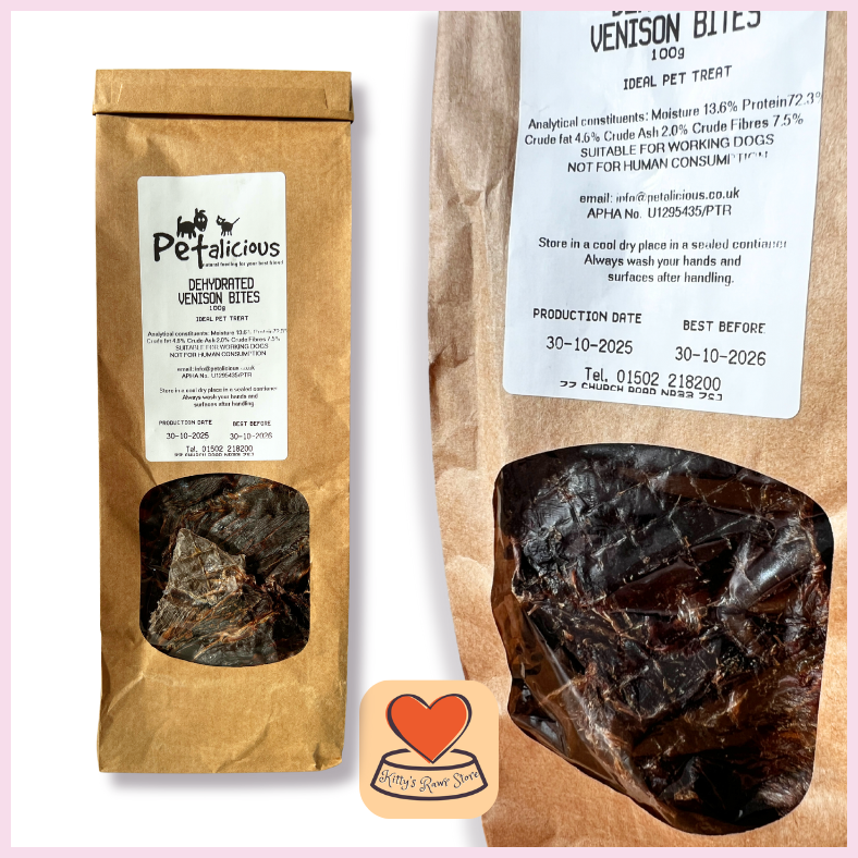 Petalicious Venison Treats 100g