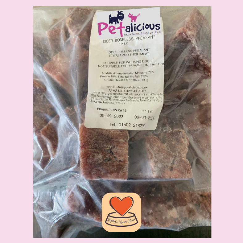 Petalicious Pure Pheasant Chunks