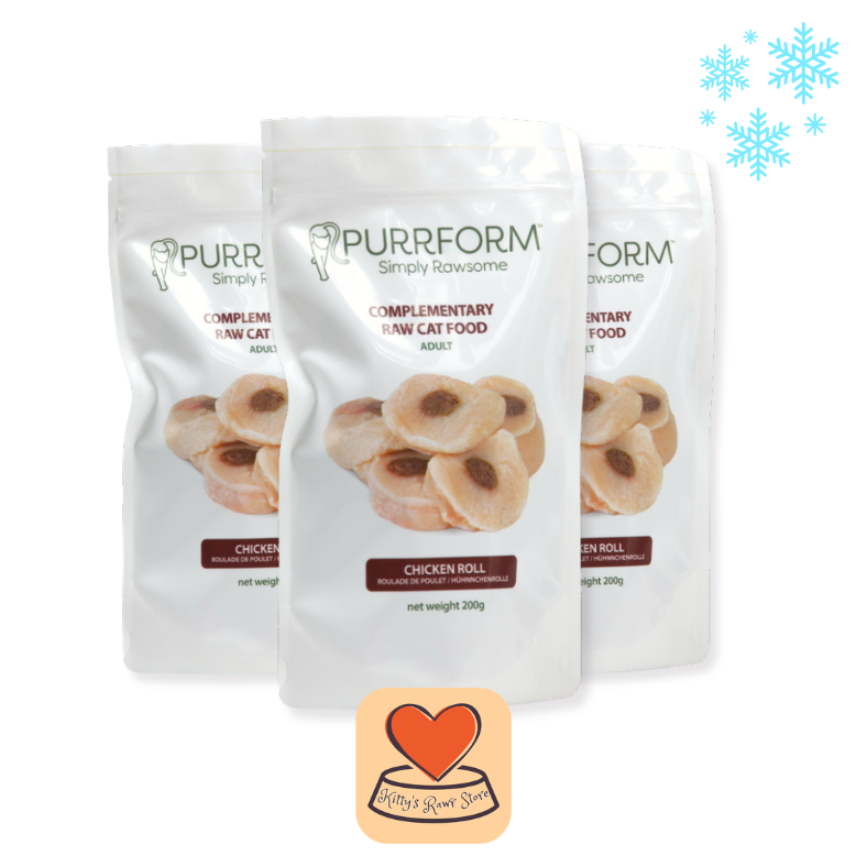 Purrform Chicken Roll Raw Treats 200g