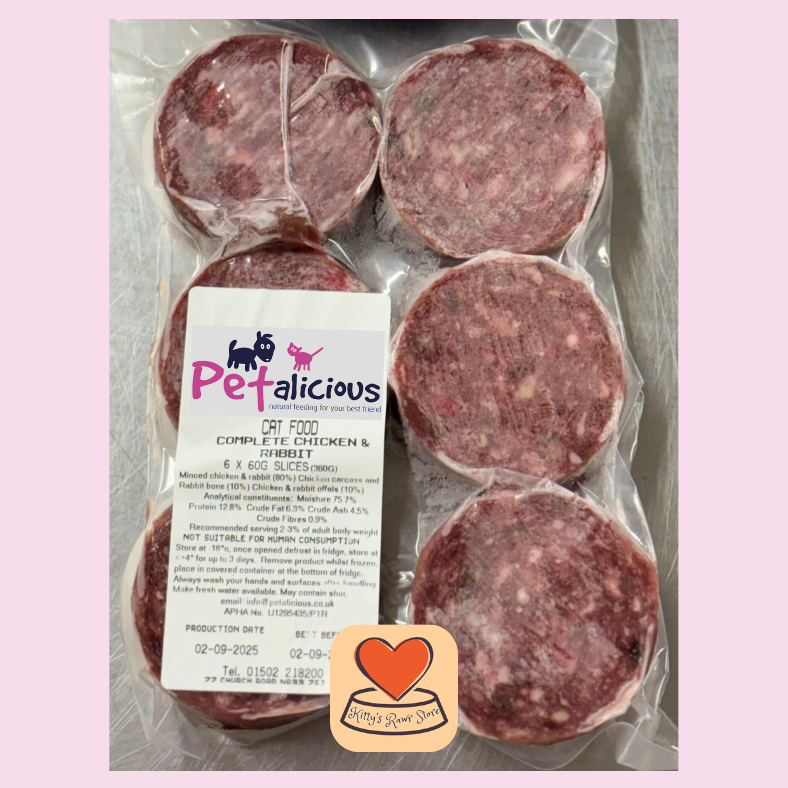 Petalicious Complete Chicken & Rabbit Slices