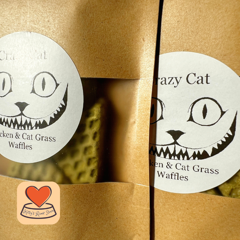 Chicken & Cat Grass Waffles