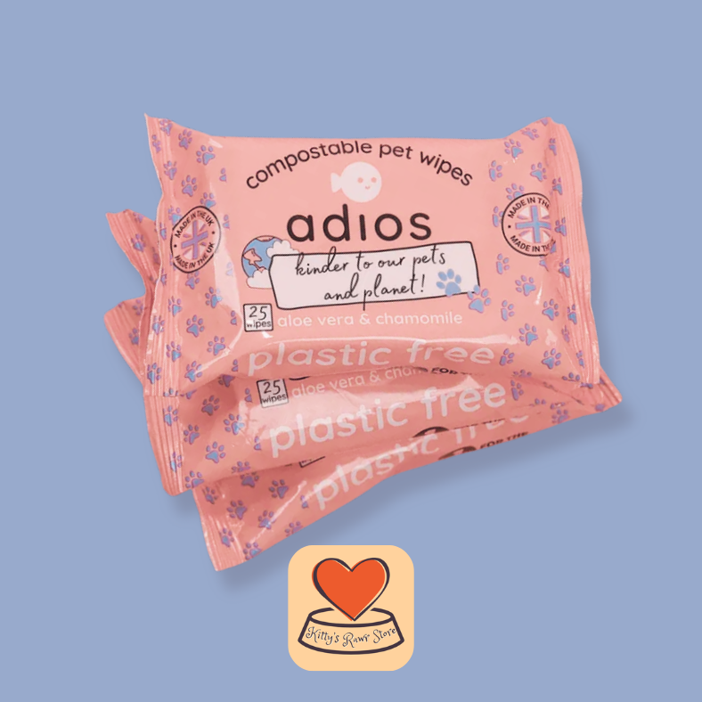 Adios Compostable Pet Wipes