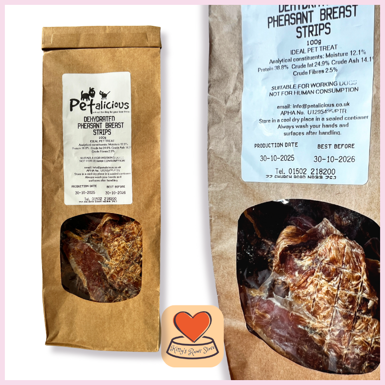 Petalicious Pheasant Treats 100g