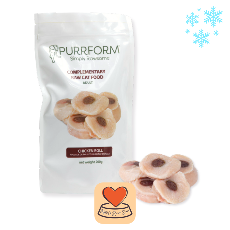 Purrform Chicken Roll Raw Treats 200g