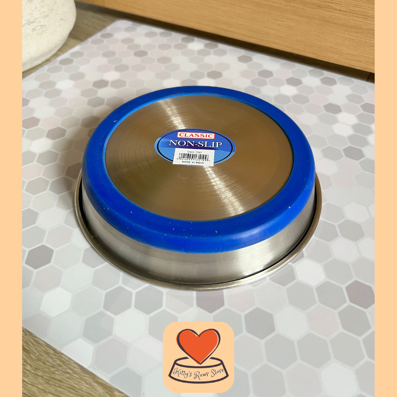 Classic Non Slip Stainless Steel Cat Bowl