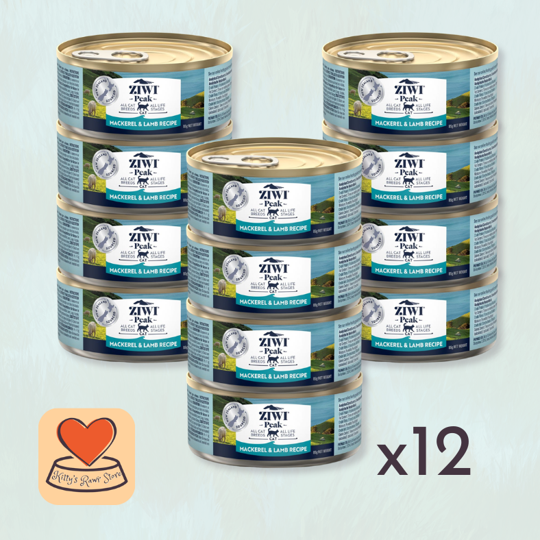 ZIWI Peak Mackerel & Lamb Wet Food for Cats 85g