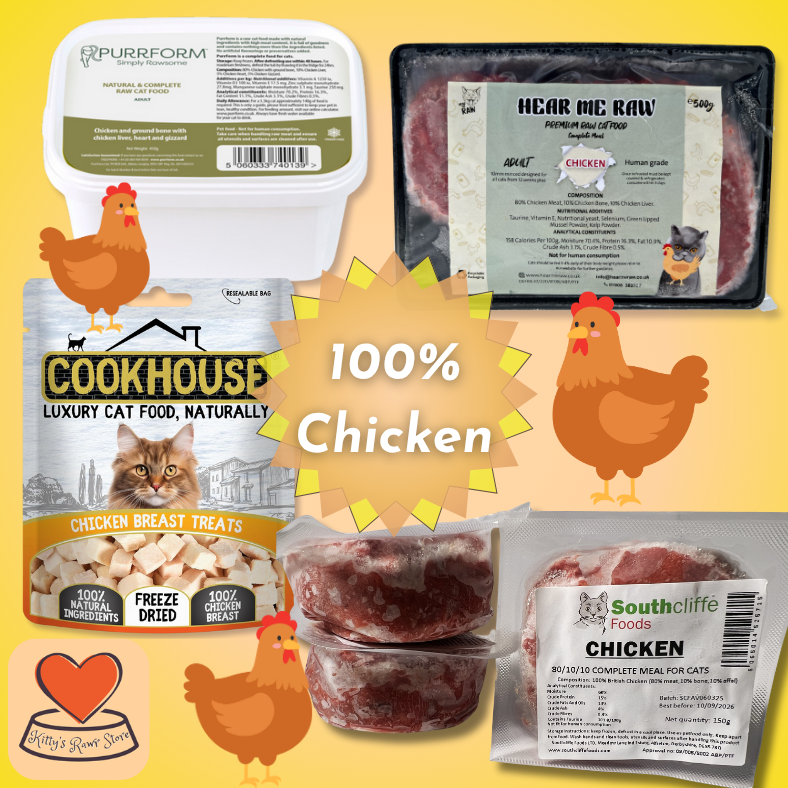 100% Chicken Bundle for Cats