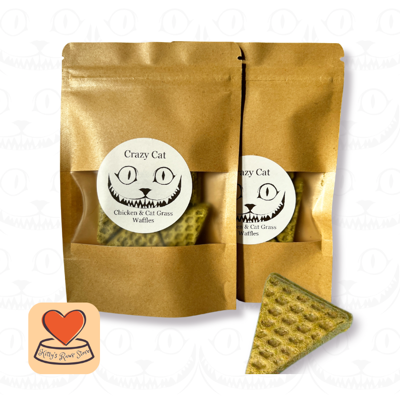 Chicken & Cat Grass Waffles