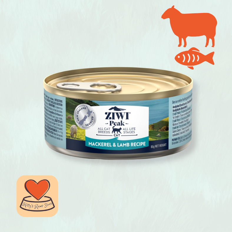 ZIWI Peak Mackerel & Lamb Wet Food for Cats 85g
