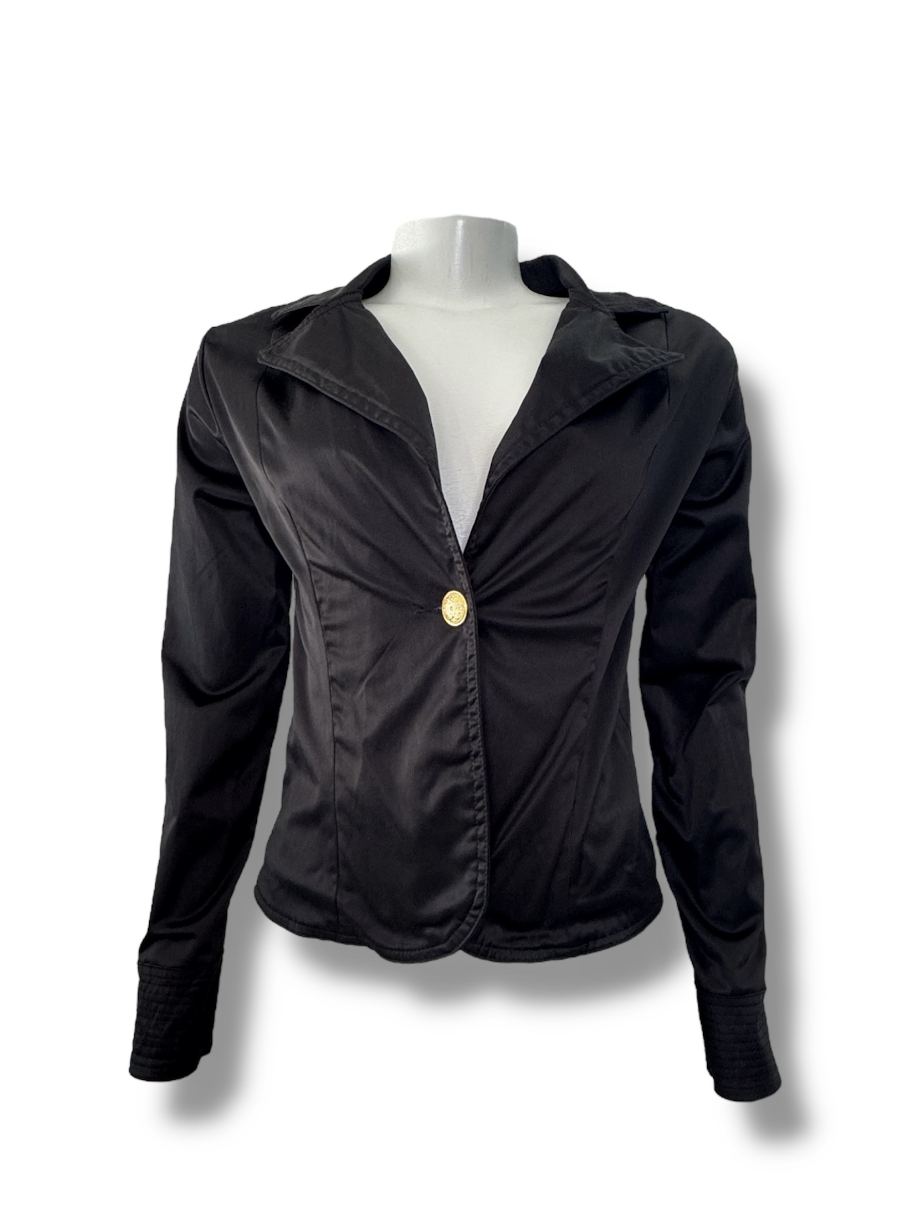 Blazer Preto Cetim