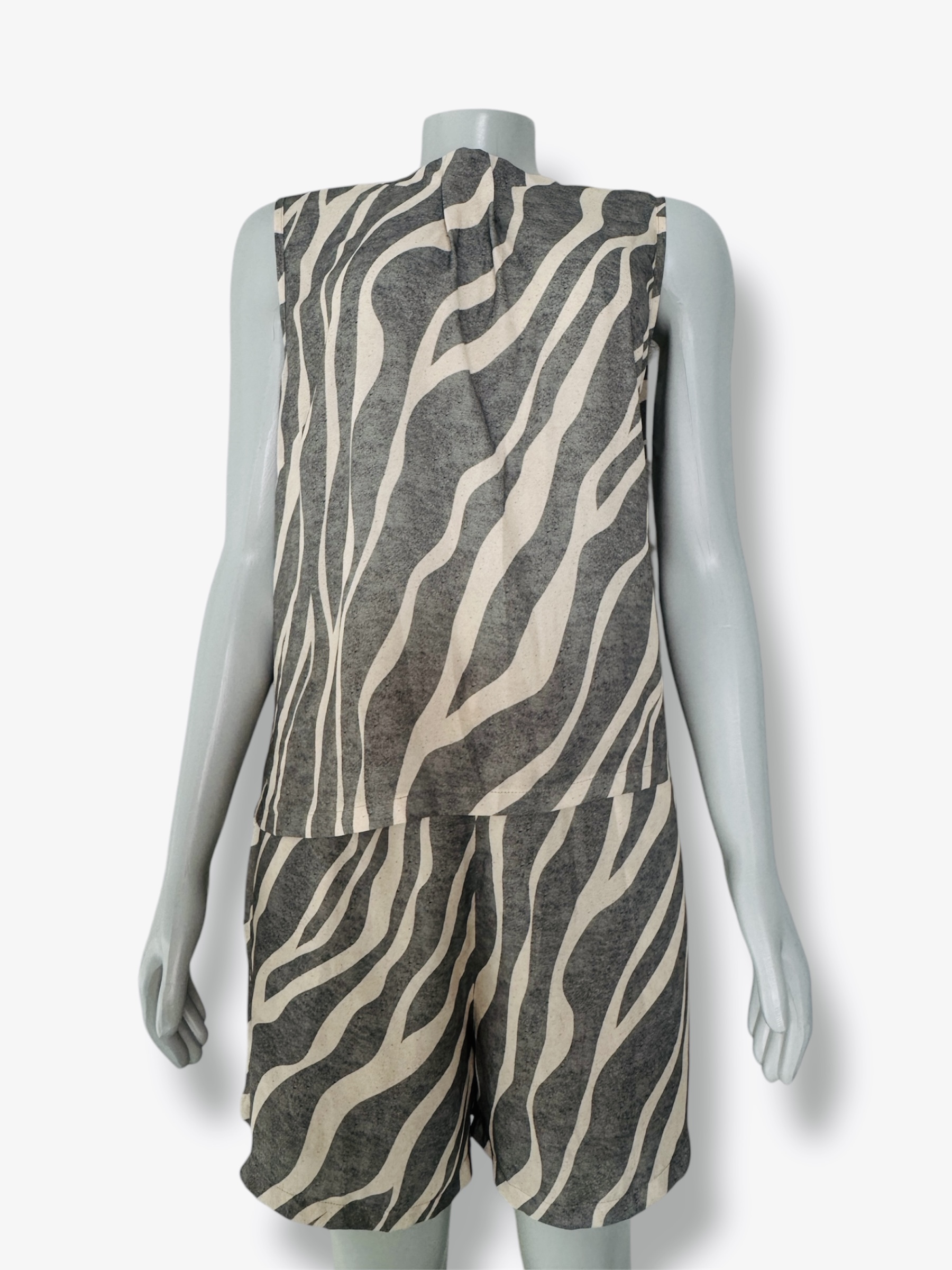 Conjunto Cinza/ Verde 