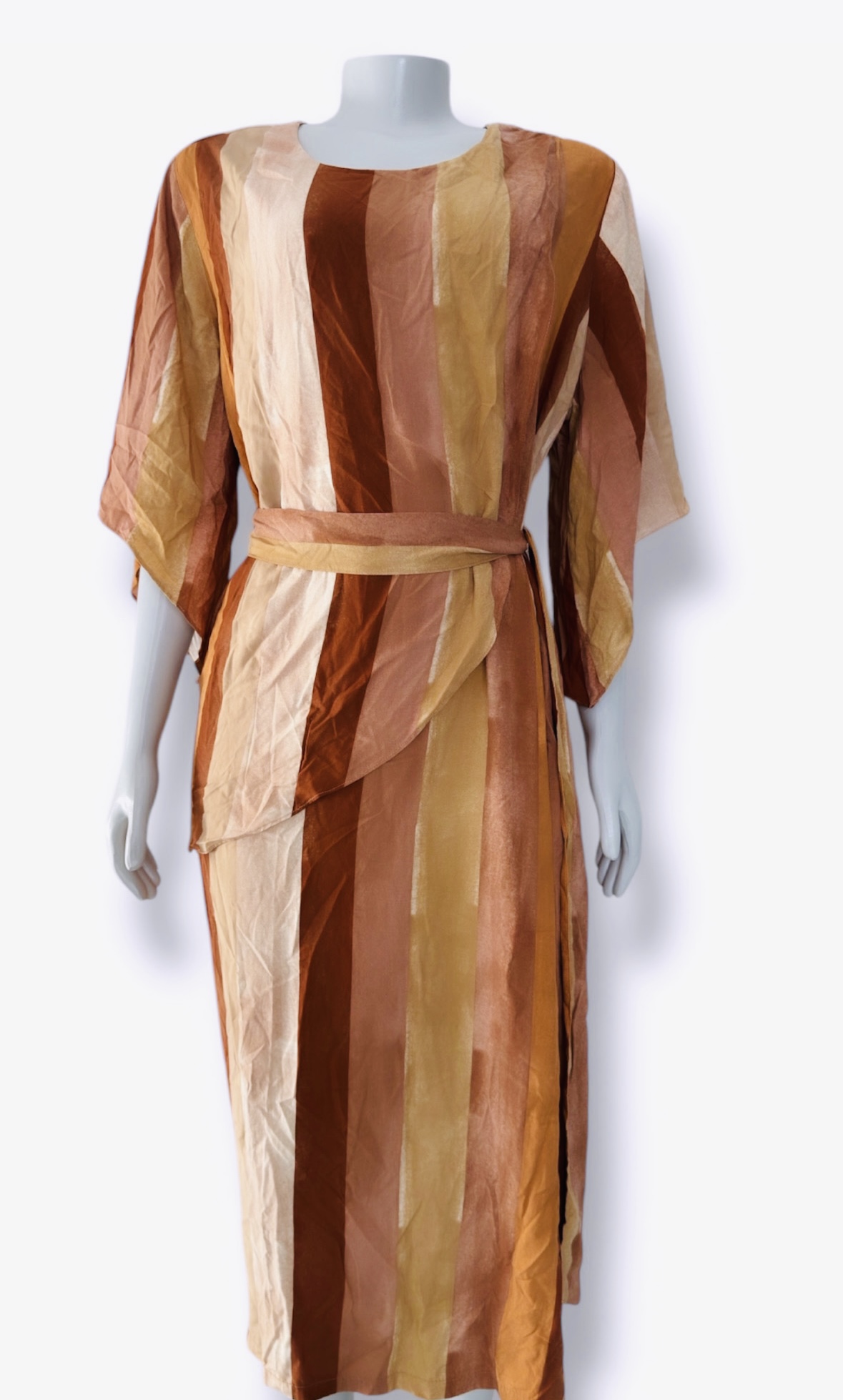 Vestido Marrom Plus Size