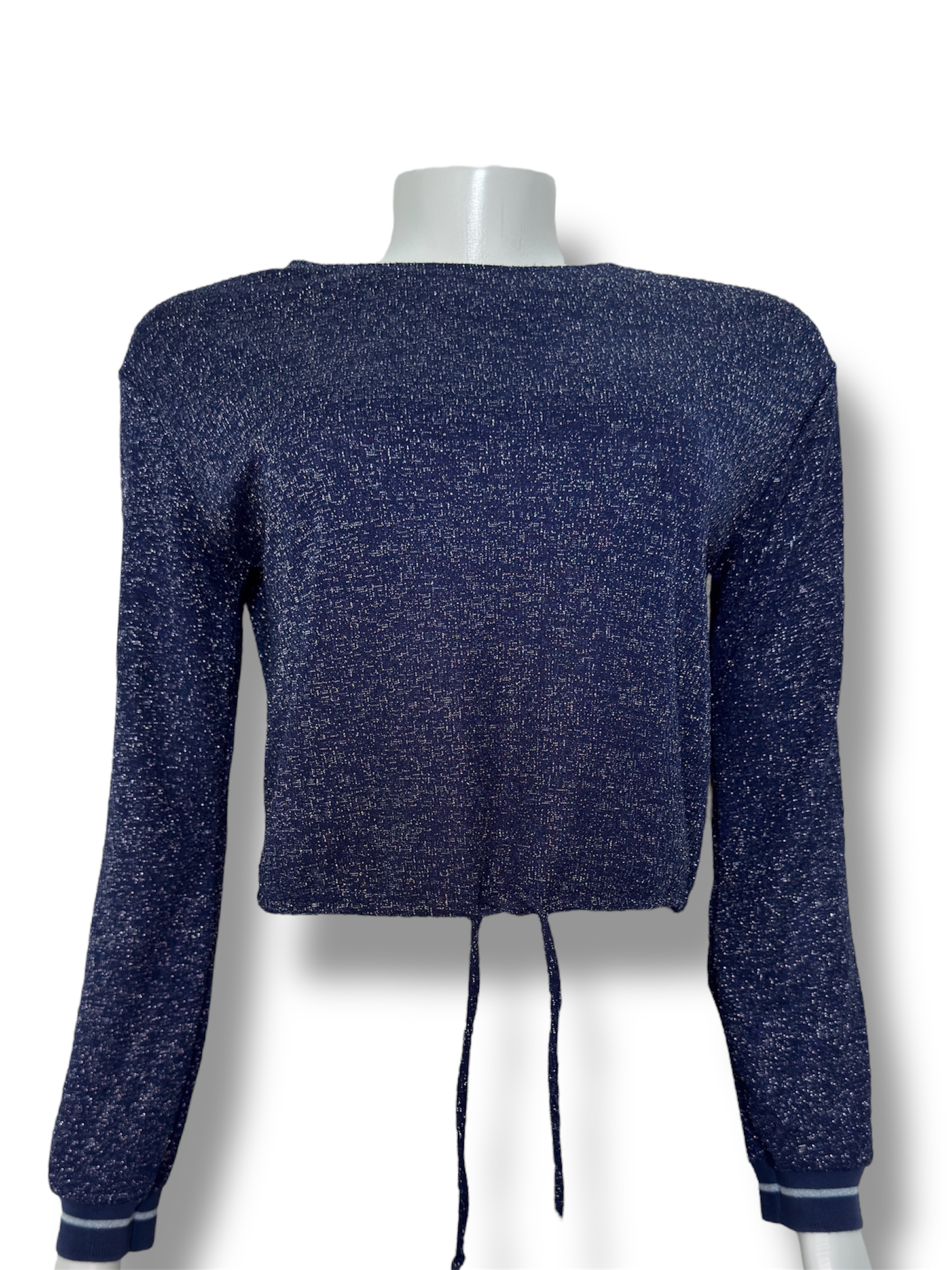 Cropped Brilho Azul