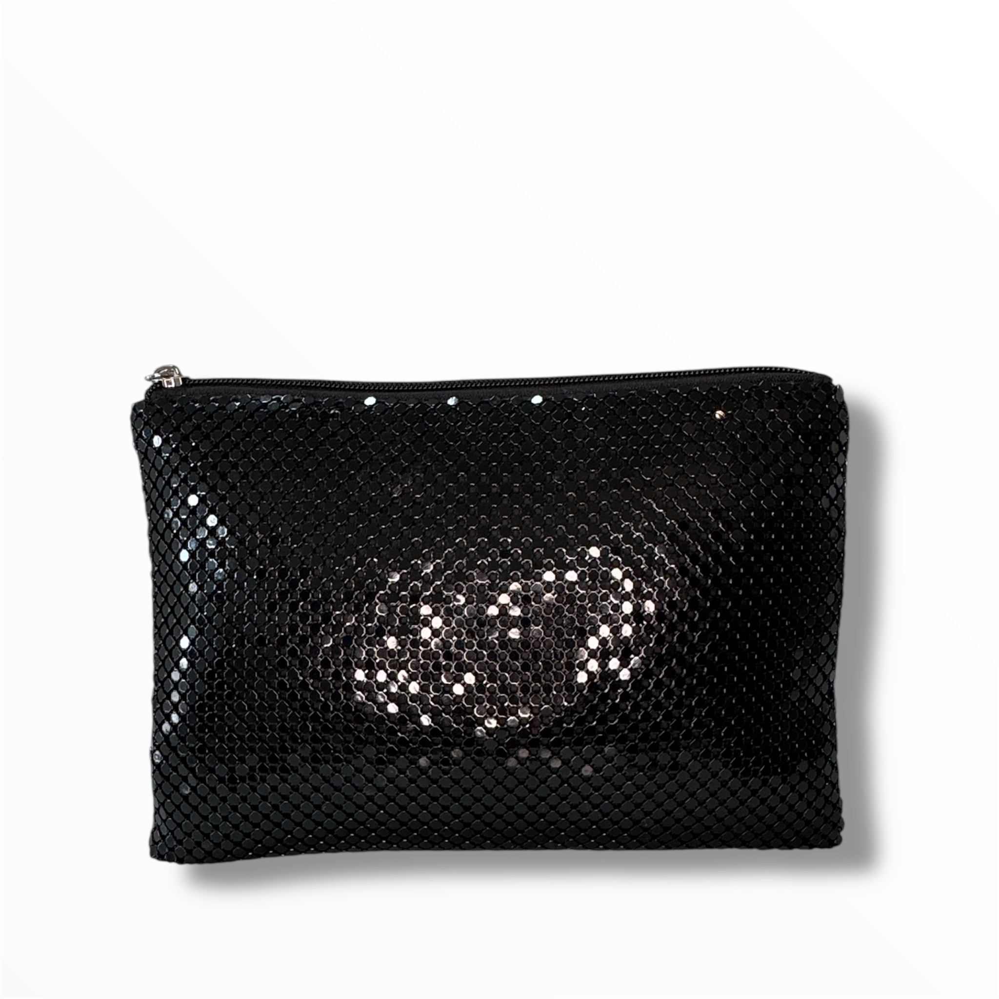 Bolsa Clutch Paetê Preta 