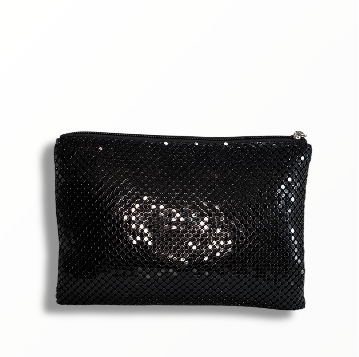 Bolsa Clutch Paetê Preta 