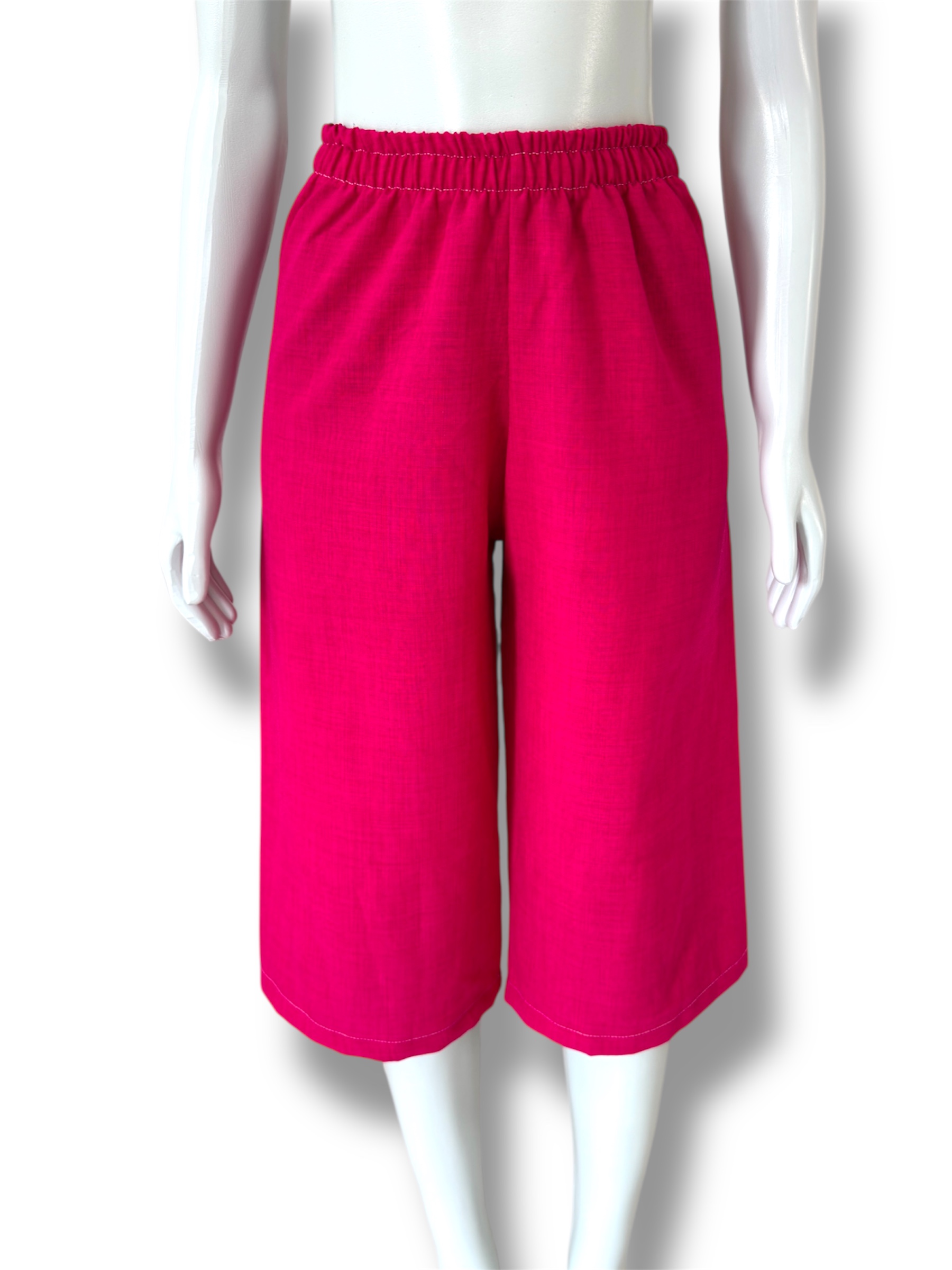 Calça Capri Rosa 