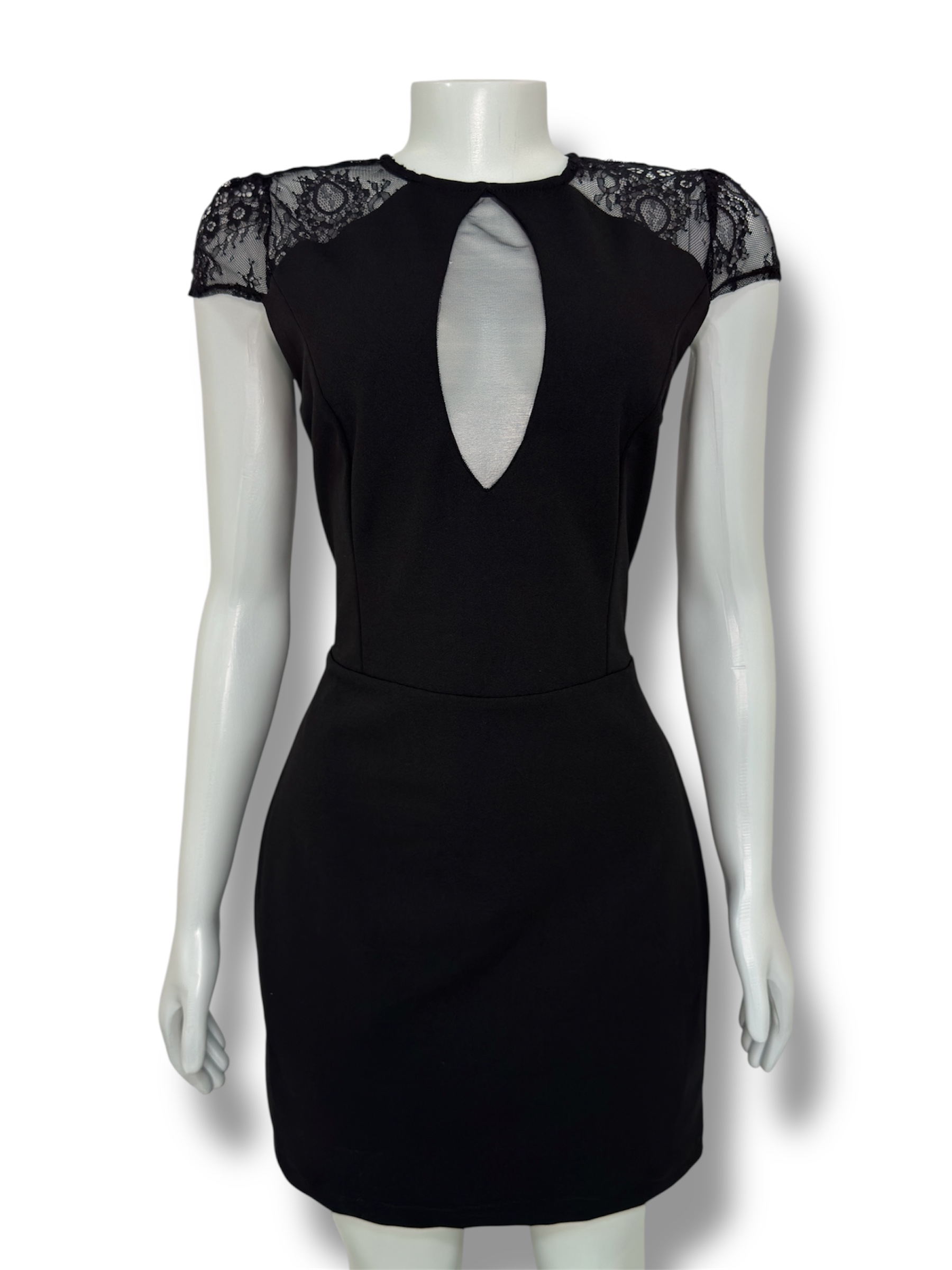 Vestido mid preto 